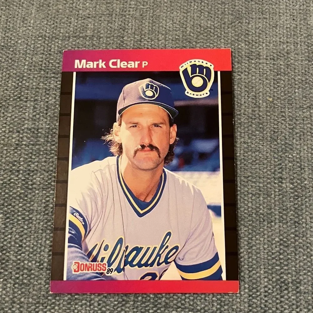 1989 Donruss Milwaukee Brewers Baseball Card Trading Card